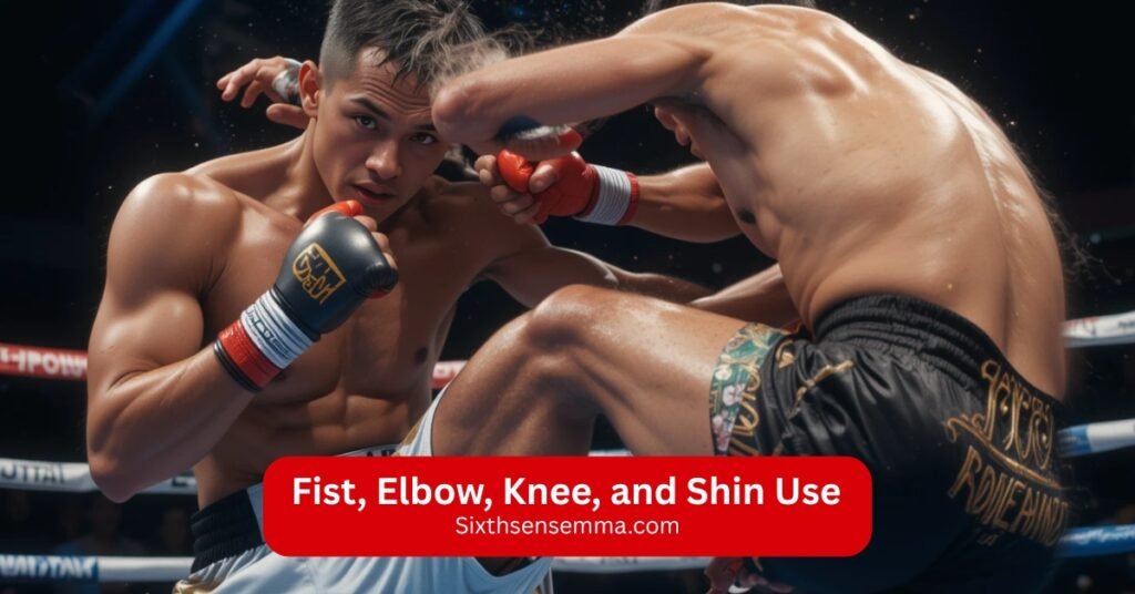 Fist, Elbow, Knee, and Shin Use sixth sense mma