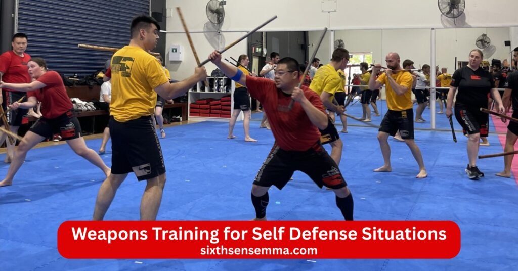 Martial Arts Weapons Training Professional Self Defense & Skill Development Program Weapons Training for Self Defense Situations